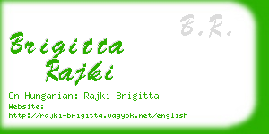 brigitta rajki business card